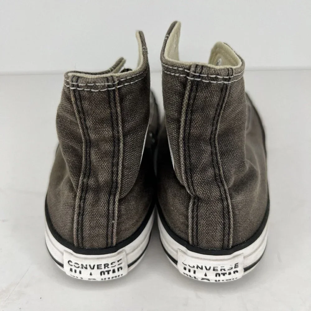 Converse All Star Retro High-Top Sneakers Youth Size 1 Gray White Basketball